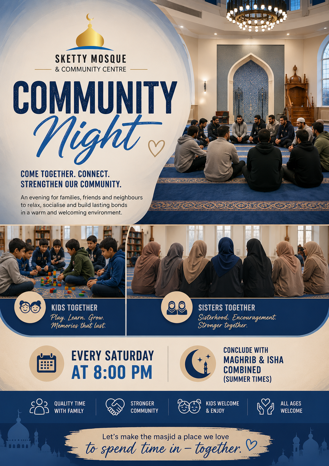 Community Night at Sketty Mosque, Swansea