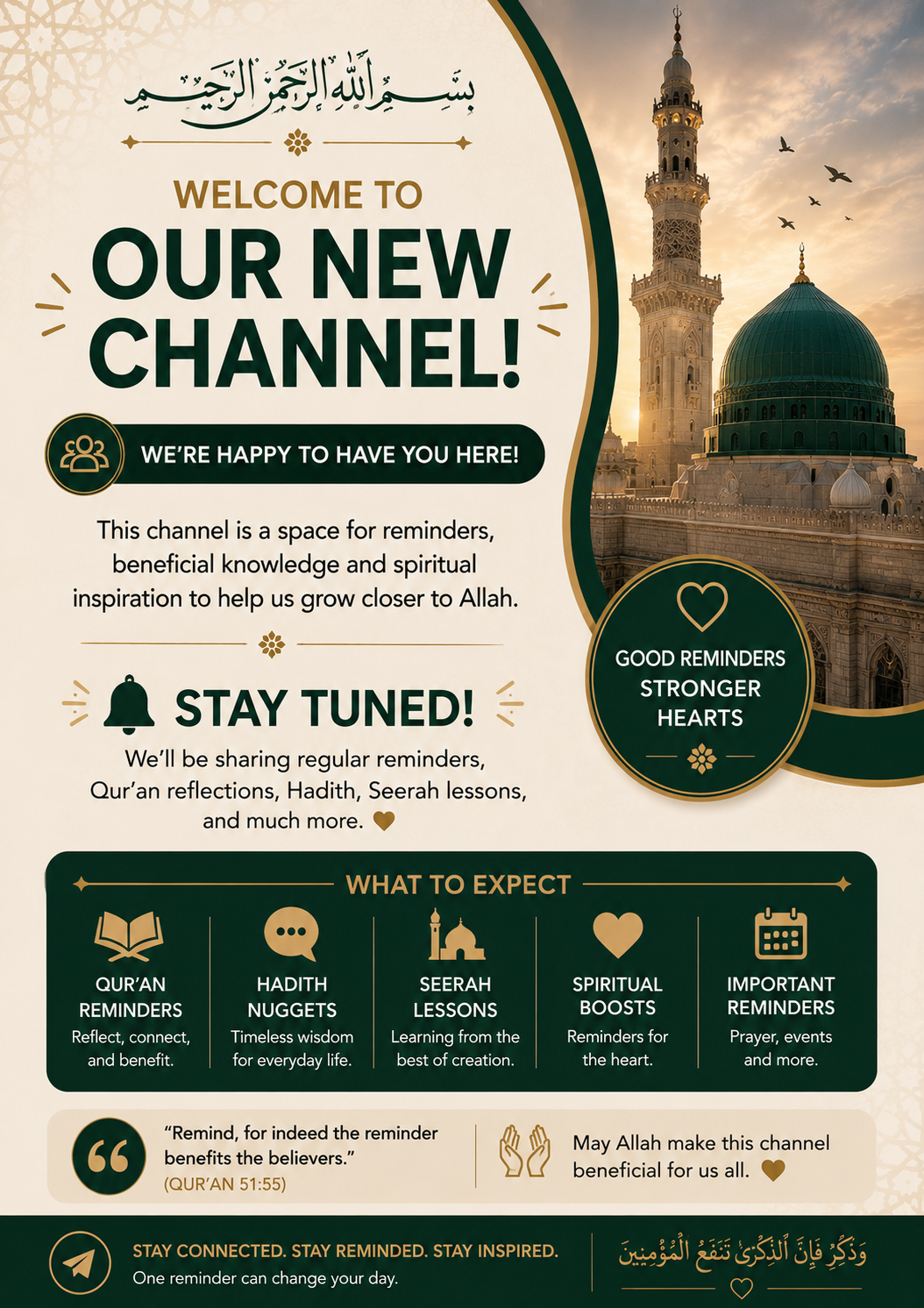 Mosque WhatsApp Channel at Sketty Mosque, Swansea