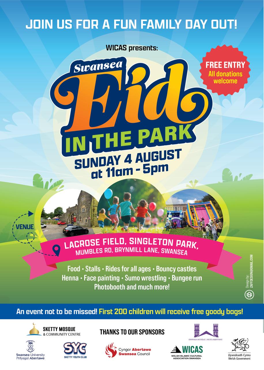 Swansea Eid in the Park at Sketty Mosque, Swansea